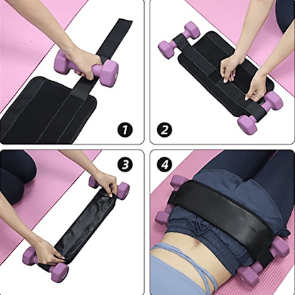 Hip Thrust Belt Glute Bridge Pad - Zentronix