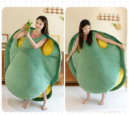 Wearable Turtle Shell Pillows - Green - Zentronix