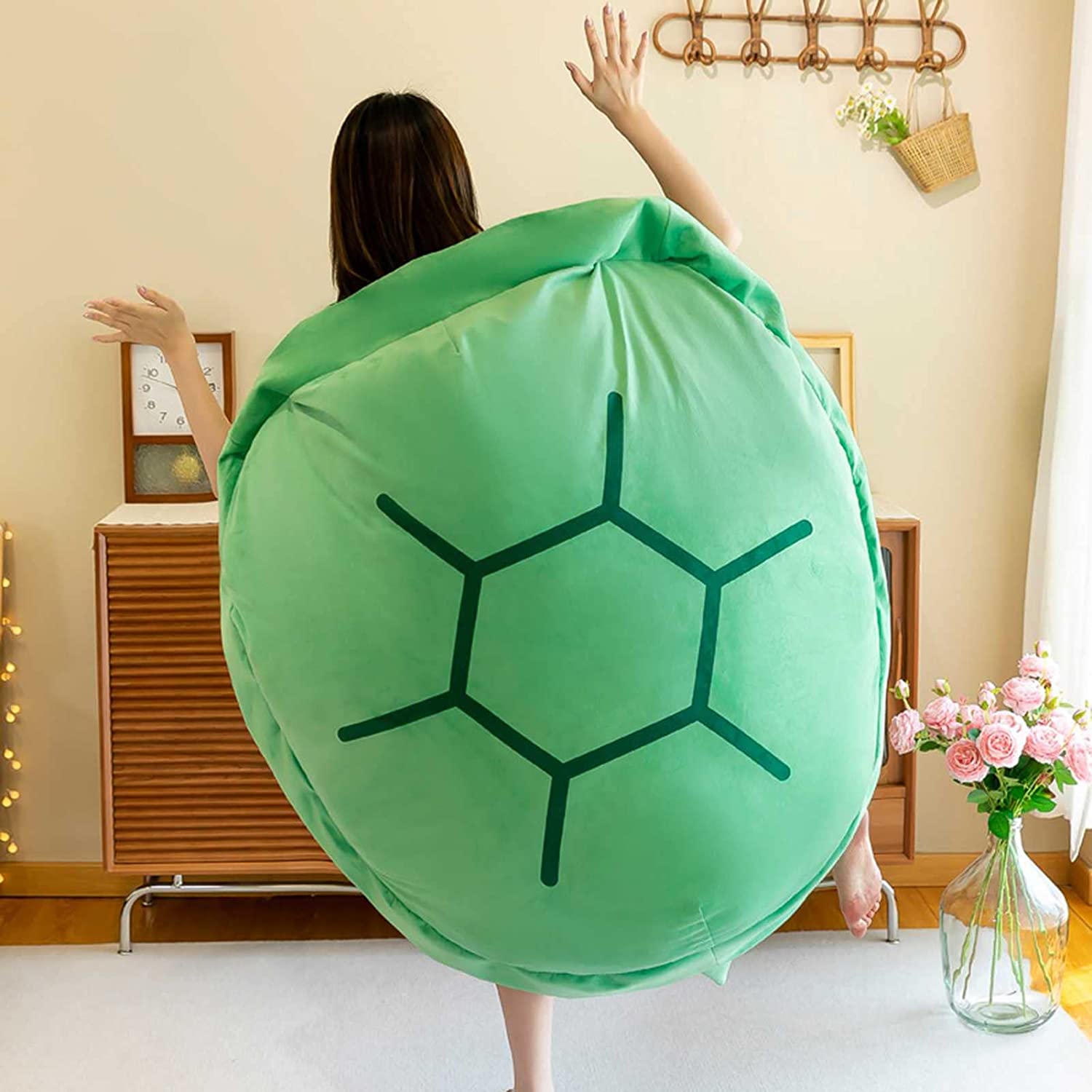 Wearable Turtle Shell Pillows - Green - Zentronix