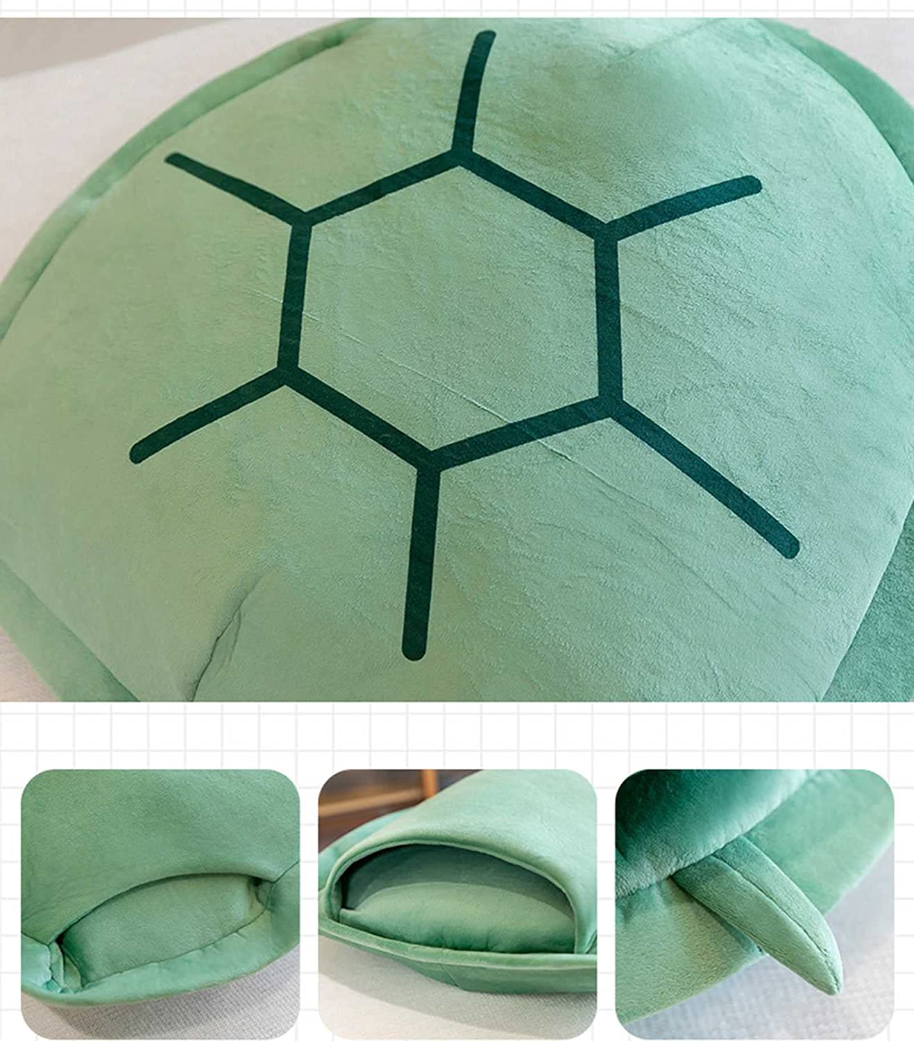 Wearable Turtle Shell Pillows - Green - Zentronix